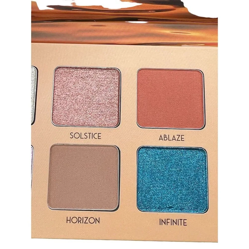 Beauty For Real Golden Hour Eyeshadow Palette Matte Blendable Compact